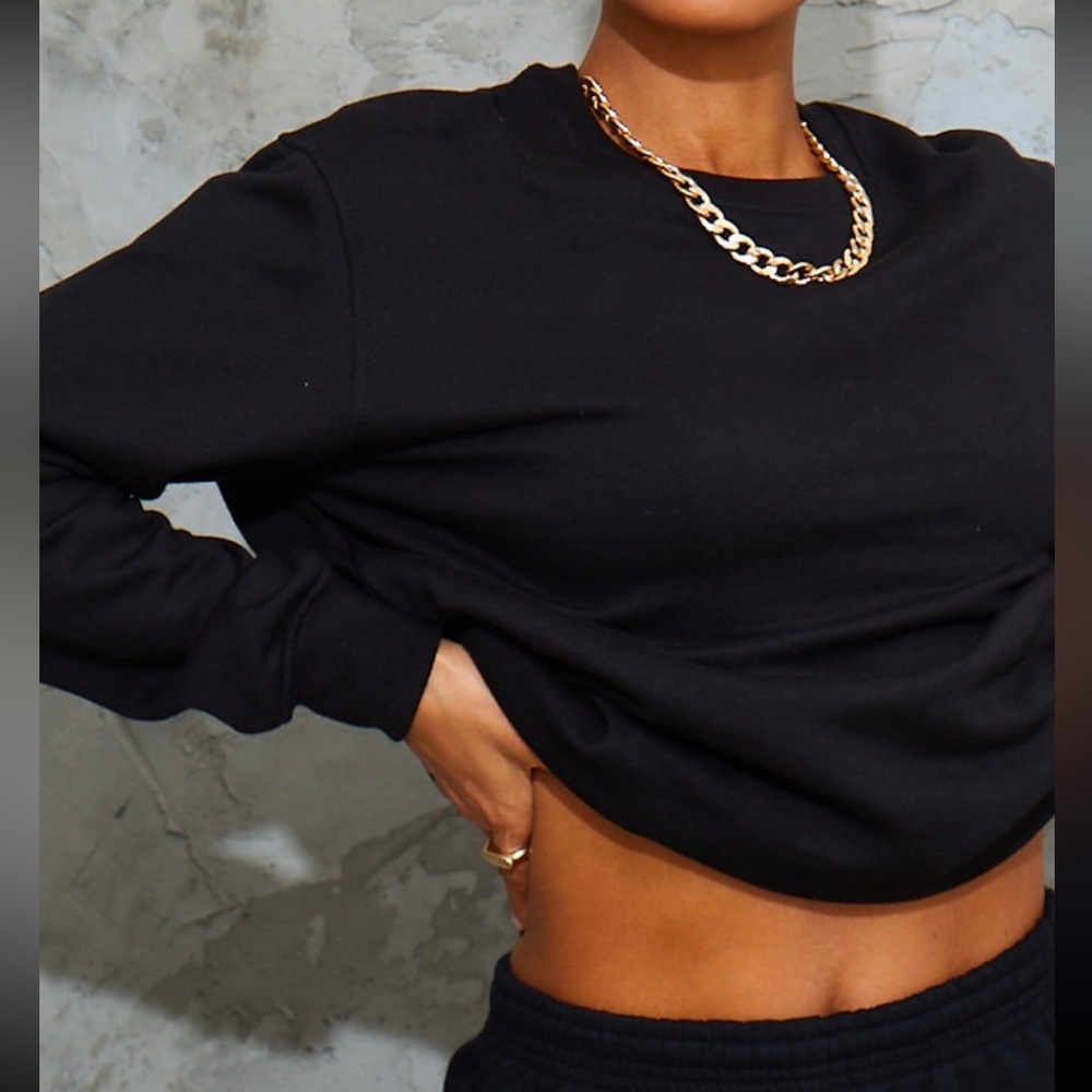 Black Oversized Women’s Sweatshirt